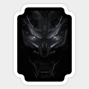 Evil Robot face Sticker